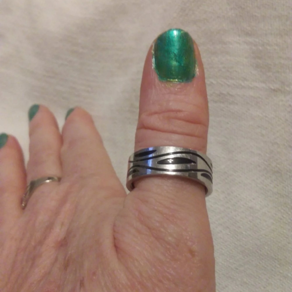 ◇Mens sterling siver ring sz10